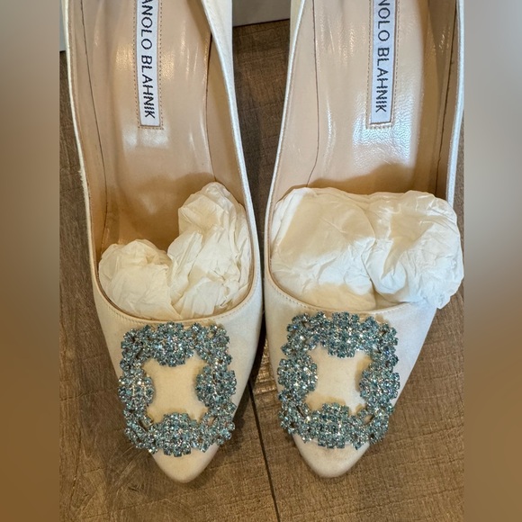 Sold Manolo Blahnik Hangisi Pump 38 - Picture 2 of 10